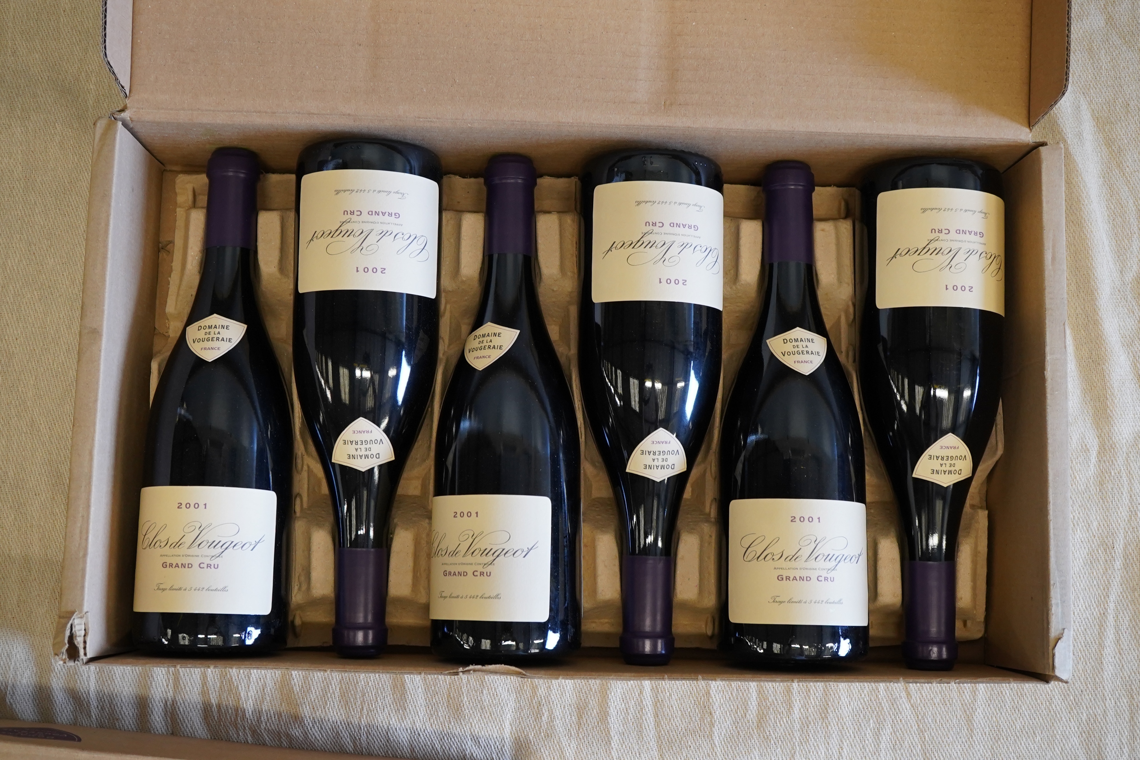 Domaine de la Vougeraie, Clos Vougeot, 2001
